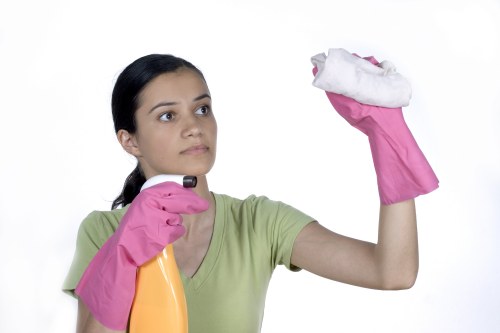 Carpet cleaning chemicals stored and used with care