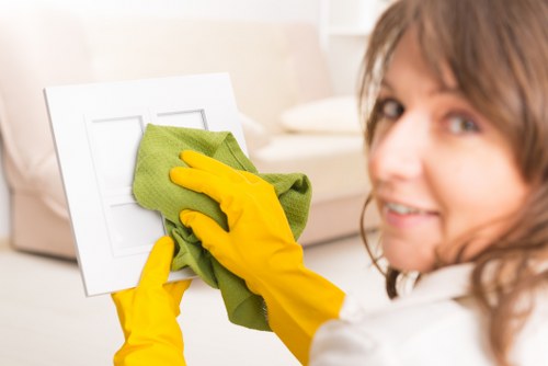 Deep cleaning carpet stains in a Nine Elms property